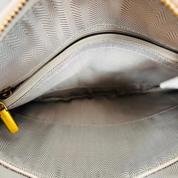 EDYISA Serena Shoulder Bag Off White Woven Leather Handbag Purse Clutch Bag - Picture 5 of 5